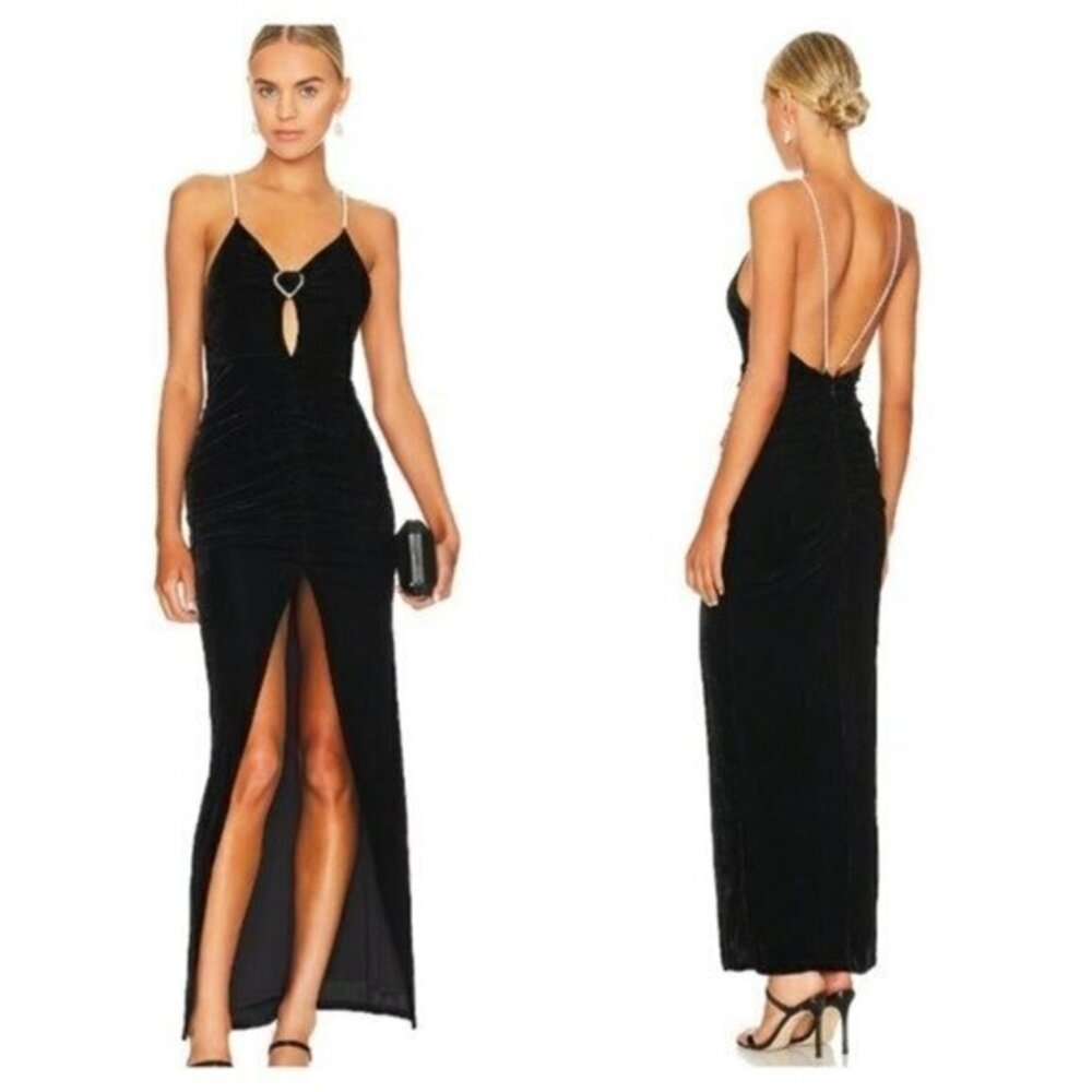 MAJORELLE Amore Gown - Black